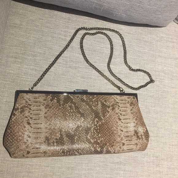 Danier Genuine Leather snakeskin print purse - Picture 2 of 8